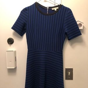 Striped flare dress